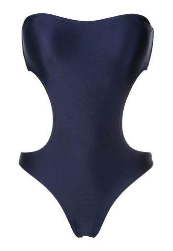 Lygia & Nanny Taylor cut-out swimsuit - Blau