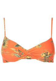 Lygia & Nanny Bikinioberteil mit Blumen-Print - Orange