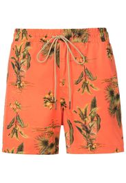 Lygia & Nanny Badeshorts mit Blatt-Print - Orange