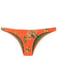 Lygia & Nanny Bikinihöschen mit Blumen-Print - Orange