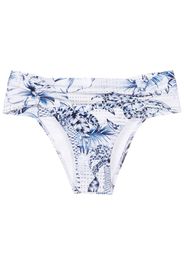 Lygia & Nanny Bikinihöschen mit Print - Blau