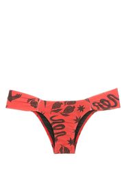 Lygia & Nanny Ritz printed bikini bottoms - Braun