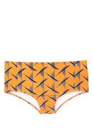 Lygia & Nanny Badeshorts mit Vogel-Print - Orange