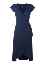 Lygia & Nanny Falcão tie-fastening midi dress - Blau