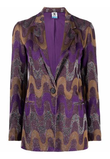 M Missoni Blazer mit einem Knopf - Violett