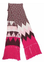 M Missoni Gestrickter Schal - Rosa