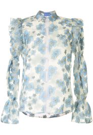 Macgraw 'Souffle' Organza-Bluse - Blau