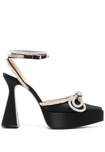 MACH & MACH crystal-embellished 145mm pumps - Schwarz