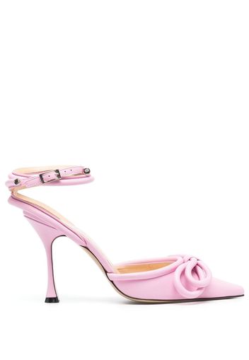 MACH & MACH Double Bow ankle-strap sandals - Rosa