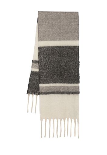 Mackintosh striped blanket scarf - Grau