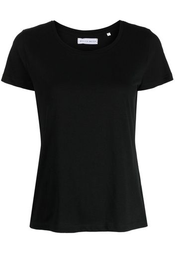 Madison.Maison short-sleeved cotton-jersey T-shirt - Schwarz