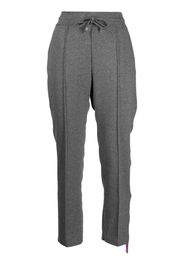 Madison.Maison laminated-band knit pants - Grau