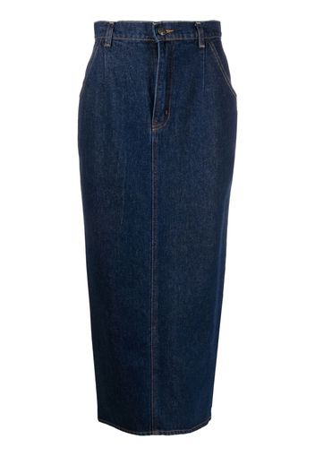 Magda Butrym Tima denim midi skirt - Blau