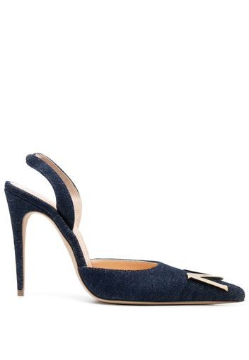 Magda Butrym Spitze Slingback-Pumps 110mm - Blau