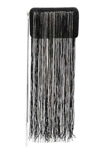 Magda Butrym Lelia fringed clutch bag - Schwarz