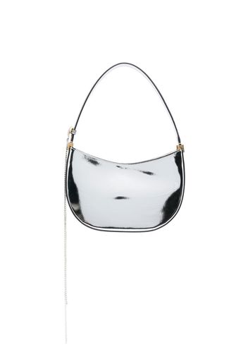 Magda Butrym mirrored metallic-finish shoulder bag - Silber