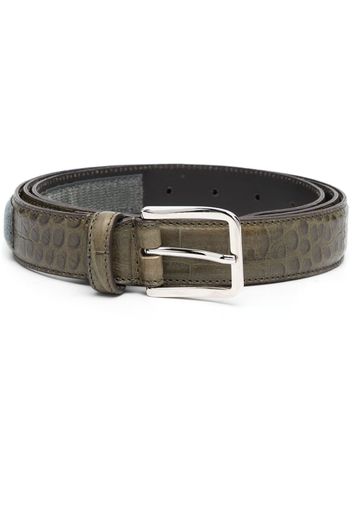 Magliano crocodile-effect leather belt - Grün