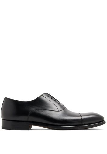 Magnanni tonal-stitching leather oxford shoes - Schwarz