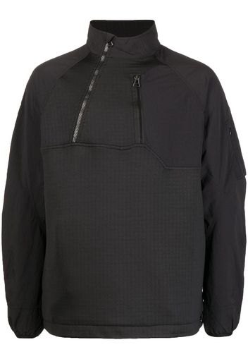 Maharishi lightweight half zip jacket - Schwarz