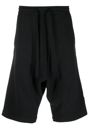 Maharishi organic hemp-organic cotton drop-crotch shorts - Schwarz