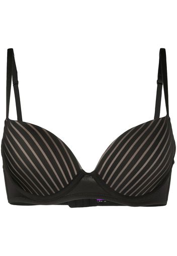 Maison Close BH mit Riemchen - Schwarz