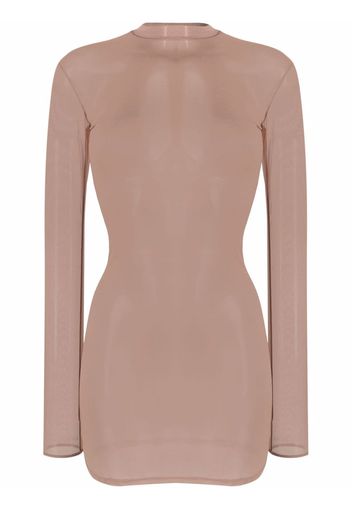 Maison Close Sheer-Top - Nude