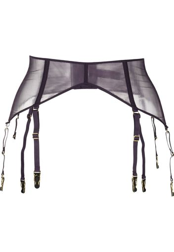 Maison Close sheer garter belt - Violett