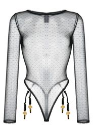 Maison Close Inspiration Divine mesh body - Schwarz