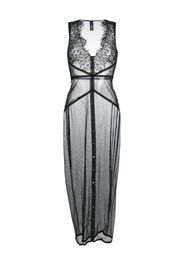 Maison Close Inspiration Divine sheer dress - Schwarz