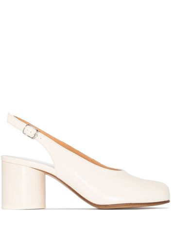 Maison Margiela Slingback-Pumps mit Tabi-Kappe - Weiß