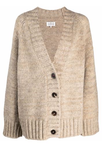 Maison Margiela Oversized-Cardigan - Nude