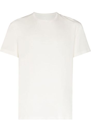 Maison Margiela embroidered-logo crew-neck T-shirt - Nude