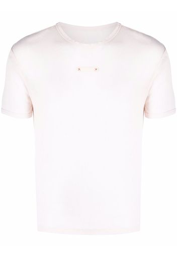 Maison Margiela label-detail T-shirt - Nude