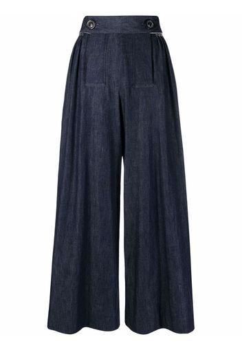 Maison Margiela wide leg denim trousers - Blau