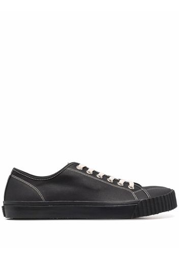 Maison Margiela slipt-toe leather sneakers - Schwarz