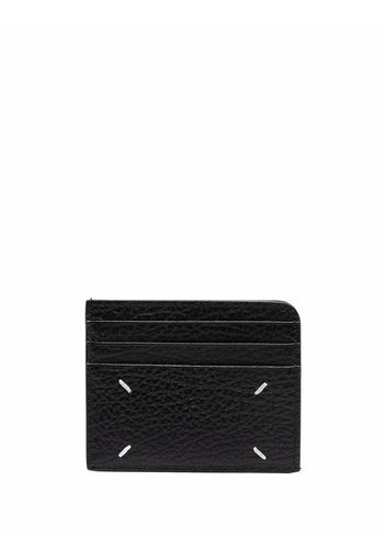 Maison Margiela grained leather wallet - Schwarz