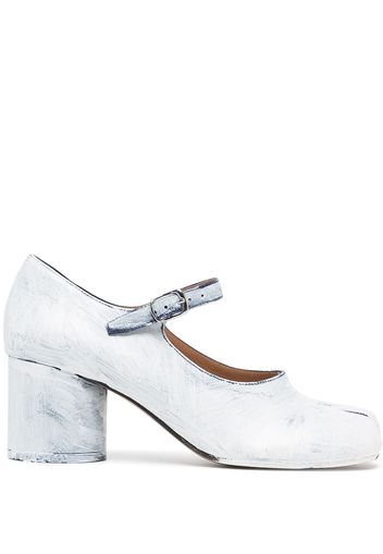 Maison Margiela Tabi split toe 70mm pumps - Blau