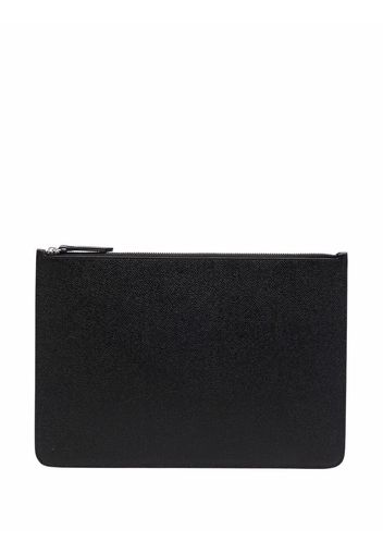 Maison Margiela signature stitch-detail clutch bag - Schwarz