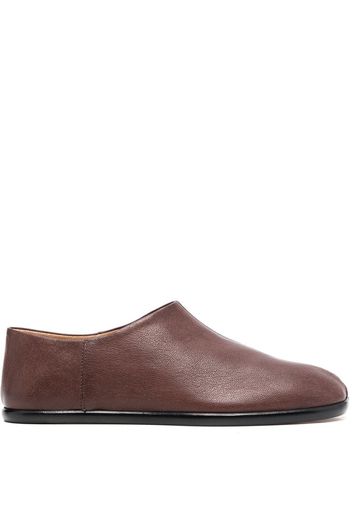 Maison Margiela Tabi split-toe leather loafers - Braun