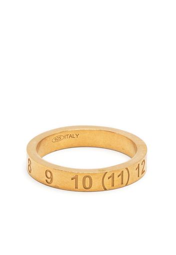 Maison Margiela number-engraved ring - Gold