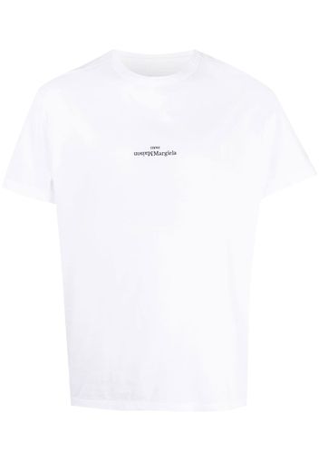 Maison Margiela logo-print short-sleeve T-shirt - Weiß