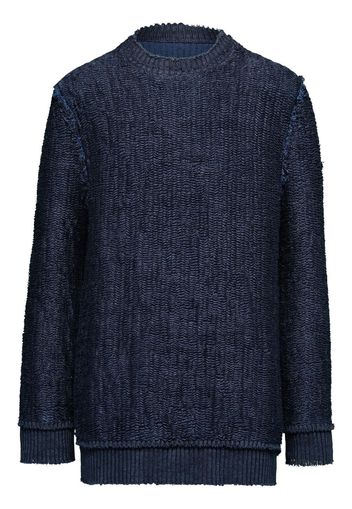 Maison Margiela crew-neck knitted jumper - Blau