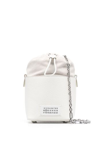 Maison Margiela 5Ac leather bucket bag - Weiß