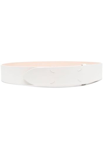 Maison Margiela grained four-stitch belt - Weiß