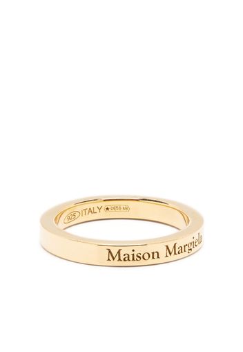 Maison Margiela engraved-logo ring - Gold