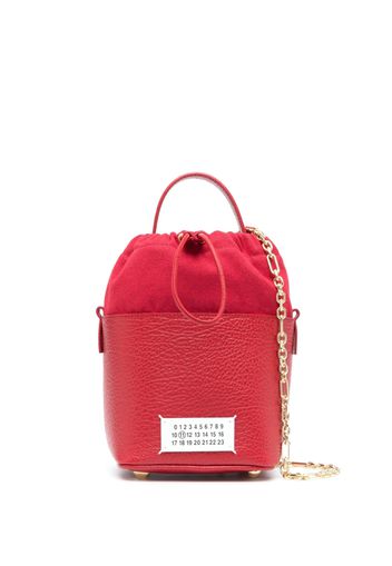 Maison Margiela leather bucket bag - Rot