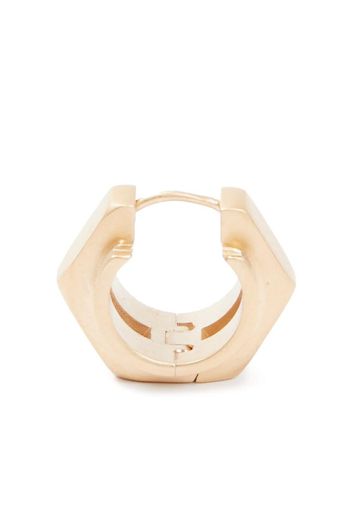 Maison Margiela geometric small hoops - Gelb