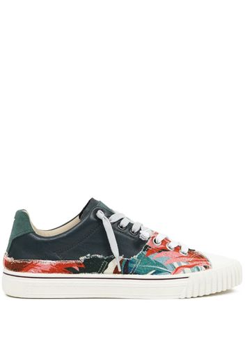 Maison Margiela Sneakers mit Blatt-Print - Blau