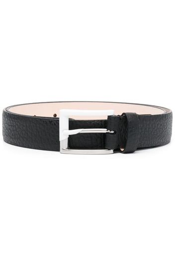 Maison Margiela grained leather belt - Schwarz