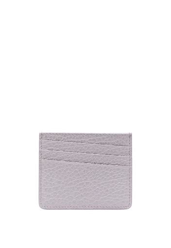 Maison Margiela numbers-motif leather cardholder - Violett